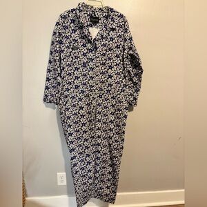 Wildfang floral essentials coveralls xl